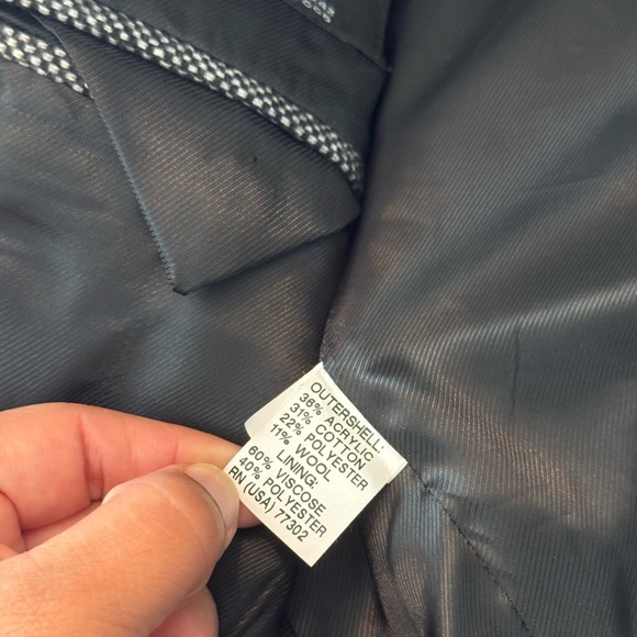 Zara Man Military Black & White Jacket - Picture 4 of 6